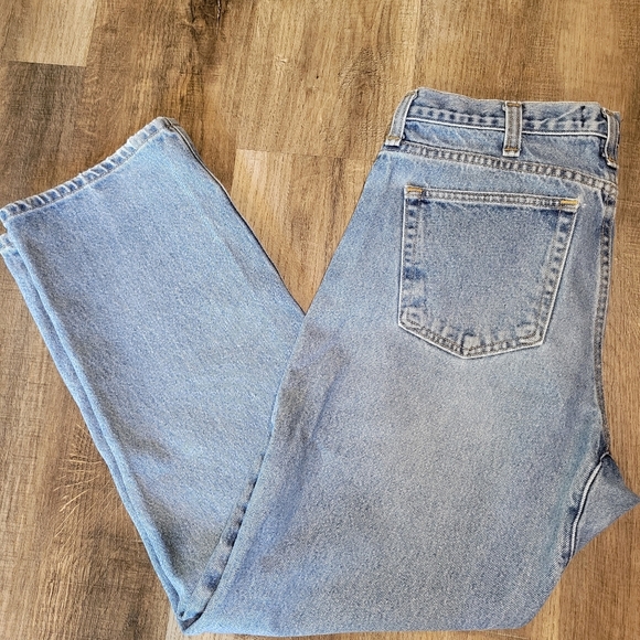 Diamond Gusset Classic Blue Denim Jeans - Picture 2 of 8